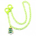 New Christmas children's colorful cartoon mask rope glasses hanging chain