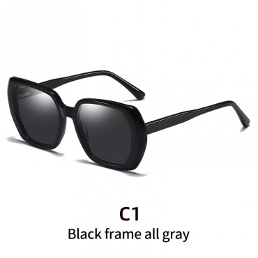 S202309 New style women's acetate frame fashionable sunshade anti-UV sunglasses