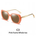 S202309 New style women's acetate frame fashionable sunshade anti-UV sunglasses