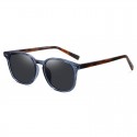 Trendy Polarized Round Frame TR90 Sheet Pin Pin Outdoor Travel Anti-UV Street Shooting Sunglasses