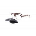 S230318 Oval Portable Sunglass Clip On