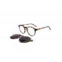 S230320 Round frame portable sunglasses Clip On