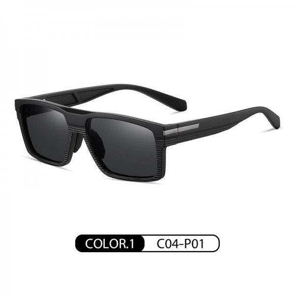 S230313 Square Polarized Film Trendy Sunglasses