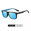 S230314 Square Polarized Lens Pop Sunglasses