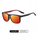 S230314 Square Polarized Lens Pop Sunglasses