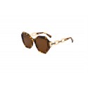 S230307 round chain frame sunglasses