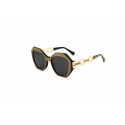 S230307 round chain frame sunglasses