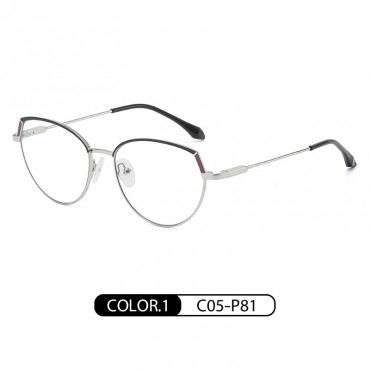 OF230201 Women's Metal Frame Anti-Blue Light Prescription Optical Glasses