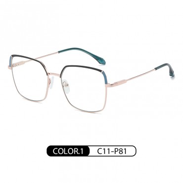 OF230202 Polygon anti-blue light optical glasses for women