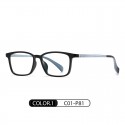 KOF230211 Square round frame anti-blue light optical glasses for teenagers